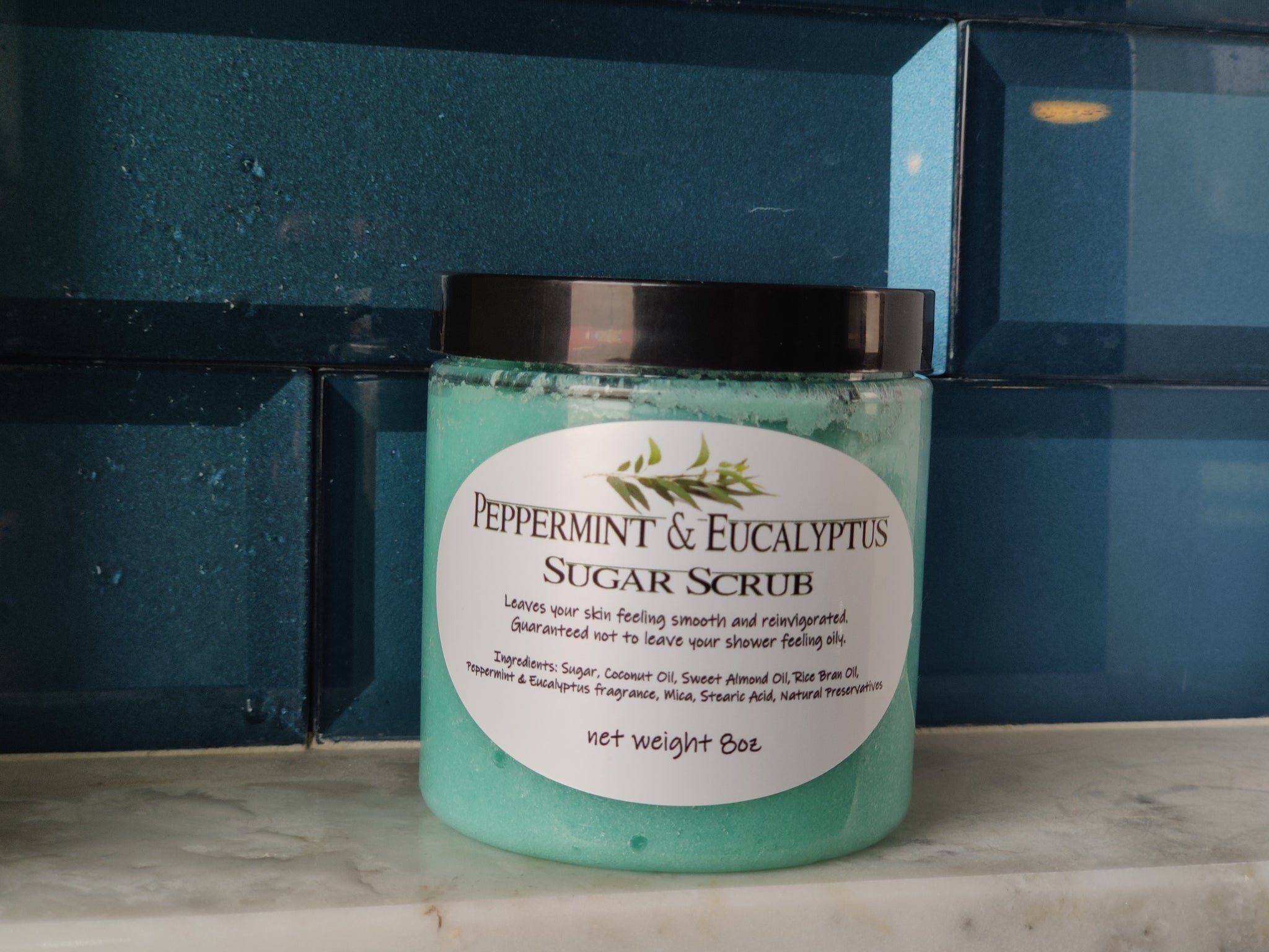 Peppermint & Eucalyptus Sugar Scrub